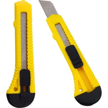 Lámací nůž na karton papír žlutý 13 segmentů 20 mm