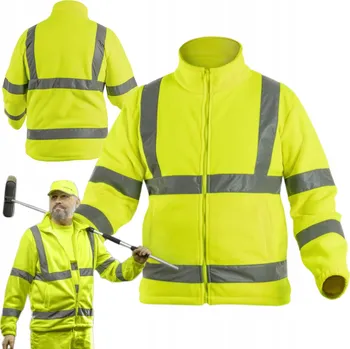 Pánské oblečení Mikina fleecová mikina žlutá L (52) ALAND Hoegert