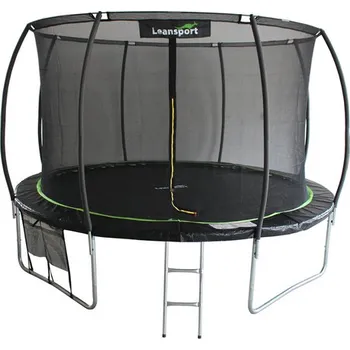 Trampolína Trampolína LEAN Sport Max 14ft Černo-Zelená