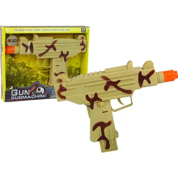 Dětská zbraň Vojenská pistole Moro pro děti Vibrace Zvuk