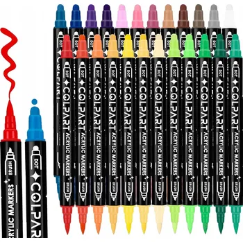 AKRYLOVÉ POPISOVAČE SADA 26 KS FIXY Fixy Popisovače VODĚODOLNÉ S BARVOU