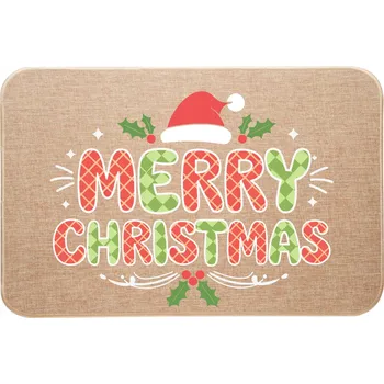 Vánoční dekorace Vánoční lněná rohožka Merry Christmas Veselé Vánoce Dárek vz.2