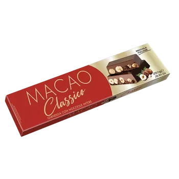 Čokoláda Gianduia mléčná nugátová čokoláda s lískovými oříšky MACAO 150g