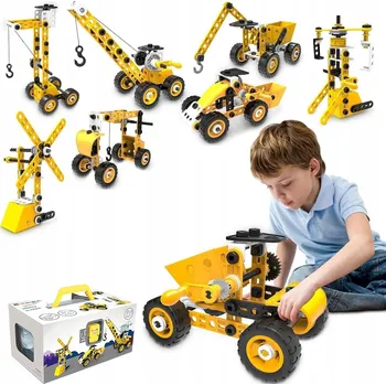 ostatní stavebnice KREATIVNÍ STAVEBNÍ STAVEBNICE PRO OTOČENÍ VOZIDEL 10V1 Dárek