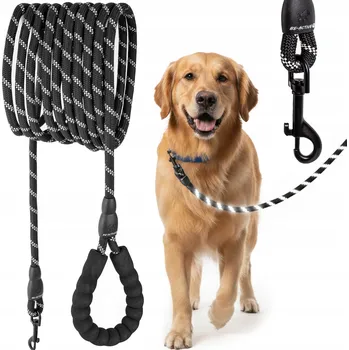 Vodítko pro psa Tréninkové vodítko Be-Active.pl treningové vodítko lano Vodítko m