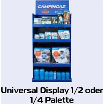 Dílenský regál Kovový výstavní regál Campingaz
