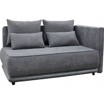 Pohovka Pohovka Kondela 157 x 100 cm látka černo-šedá