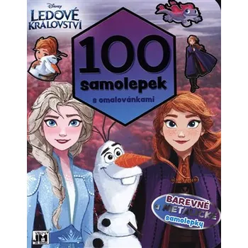 omalovánky 100 samolepek s omalovánkami - Ledové království