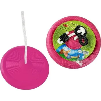 Hra na zahradu Houpačka Kulatá Talíř Zahradní Pro Děti 423 růžová