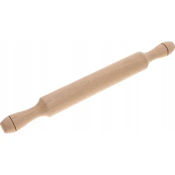 Váleček na těsto Dřevěný váleček na těsto na pizzu a koláče 40 cm