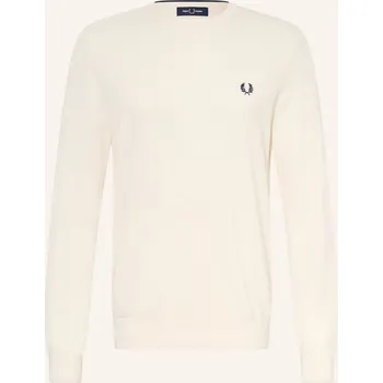 Pánský svetr Fred Perry Pánský Svetr Z Piké, krémová, S