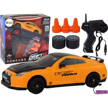 RC model auta Autíčko Sportovní Na Dálkové Ovládání R/C 1:24 Žlutá Vyměnitelná kola