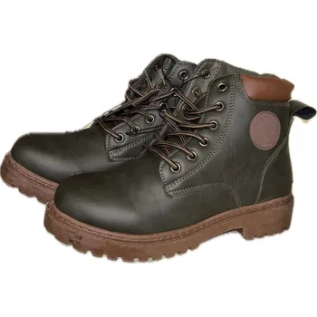 Pánská zimní obuv Zimní UNISEX zelené boty Varianta: 36 Nové