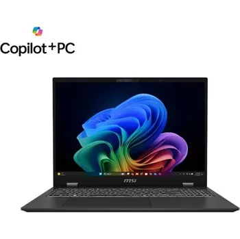 Notebook MSI Prestige 16 AI+ Evo B2VMG-034CZ, Core Ultra 9 288V 32GB 2TB SSD 16" UHD+ IPS Win 11 Pro Copilot+PC černá