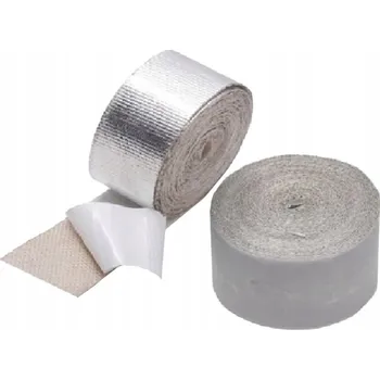 Lepicí páska SADA HLINÍKOVÁ TERMOIZOLAČNÍ PÁSKA SAMOLEPICÍ 5M + STAHovací PÁSKY