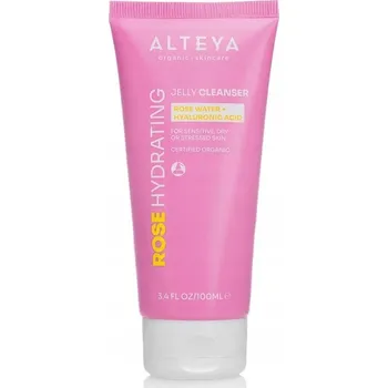Pleťový krém Růžový hydratační gel na mytí obličeje 100 ml Alteya Organics