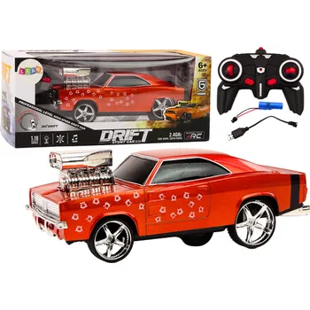 RC model auta Autíčko na dálkové ovládání 1:18 Drift 360 Světla Zvuky Červené