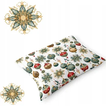 Povlak na dekorativní polštářek Vánoční povlak na polštář 50x60 cm BAVLNA, CERTIFIKÁT, Christmas 39