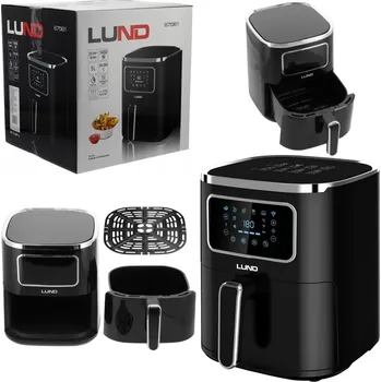 fritéza Horkovzdušná fritéza LUND pro smažení a pečení, 1450W, 5L, černá