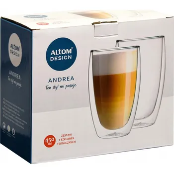Sklenice Sklenice na kávu a čaj Altom Design 450 ml 2 ks
