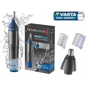 Zastřihovač chloupků v nose a uších Remington NANOSeries NE3850 černý, voděodolný