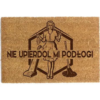 Rohožka ROHOŽKA PŘED DVEŘE 60 x 90 cm - Nezašpiň mi podlahu - Kokos