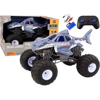 RC model auta Velké terénní auto na dálkové ovládání 2.4G RC 1:6 Žralok