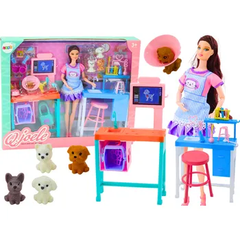 Sada Panenka Veterinář Pečovatelská ambulance Nábytek Doplňky Zvířátka