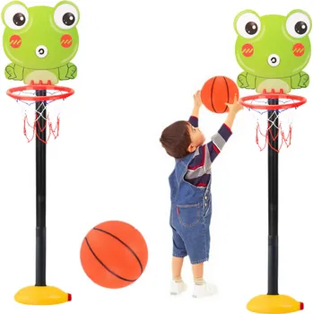 Basketbal Basketbalový koš nastavitelný Žába Zelená 110cm