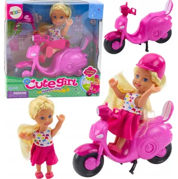 Panenka PANENKA NA SKÚTRU S PŘILBOU RŮŽOVÁ