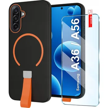 Pouzdro na mobilní telefon Zadní Kryt KrainaGSM pro Samsung Galaxy A36, Galaxy A56 černý