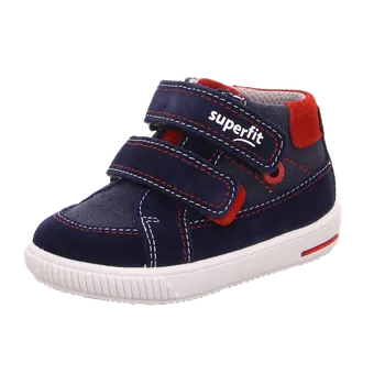 Chlapecké polobotky Superfit 0-606350-8000 – chlapecká celoroční obuv s ohebnou podrážkou a koženou stélkou Velikost: 21