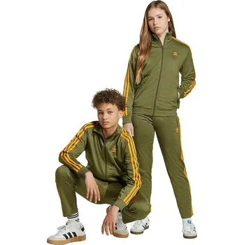 Dětská móda Dětské tepláky adidas Originals JZ4079 zelená 96X, vel. 164