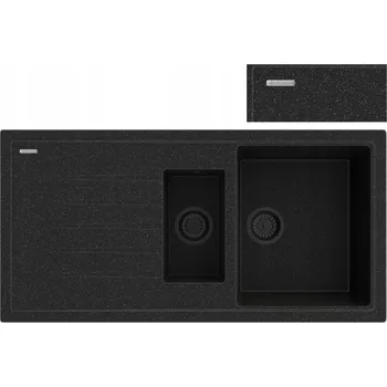 Granitový dřez Dřez s 1,5 vaničkou Granitan SOLARIS granitový