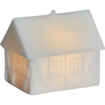 Dekorativní svítidlo Bílá světelná dekorace na baterky Copenhagen Half-Timbered House – Sirius ID_1813698