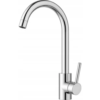 Vodovodní baterie Kuchyňská stojánková baterie ANW HOME 340 stříbrná