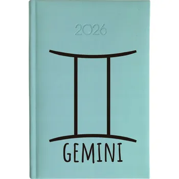 Kalendář Knižkový kalendář 2026 A5 FunnyCase modrý