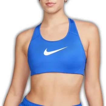 Podprsenka NIKE DÁMSKÁ SPORTOVNÍ PODPRSENKA MODRÁ TRÉNINK VELIKOST L FITNESS POHODLNÁ