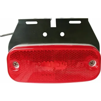 Cyklosvítilna Poziční LED světlo červené s držákem, MULTIPA