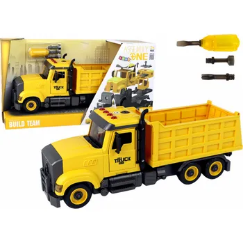 autíčko Auto Náklaďák Ke Skládání Zvuky Žlutá