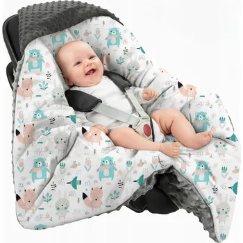 Zavinovačka Spací pytel zavinovačka minky do autosedačky 80x80 cm