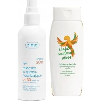 Přípravek na opalování Ziaja Sopot Sun opalovací mléko ve spreji 170ml SPF30 + gel