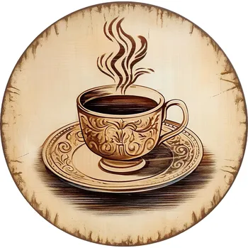 Keramické podložky pod hrnek x4 pro milovníky kávy - Pro hrnek s čerstvou kávou
