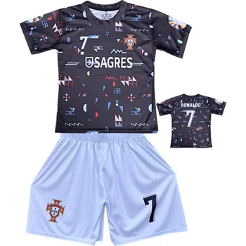 Numberoplus Dětský fotbalový dres Komplet Portugalsko Pre - Ronaldo (Match ME 2024) Velikost: 10-let (vel.134)