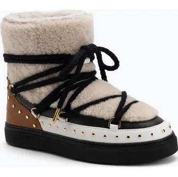 Dámská zimní obuv Dámské sněhule INUIKII Curly Rock cream