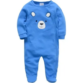 Kojenecký overall Bavlněný dětský overal s kresleným potiskem Novorozenecké dupačky a pyžamo pro kojence Chlapecké oblečení z měkké prodyšné bavlny 3-6 měsíců