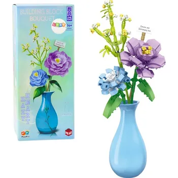 ostatní stavebnice Stavební kostky Květiny ve váze Kytice 257 dílků
