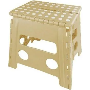 Taburet Taburet Feniks, béžové odstíny, 32 cm