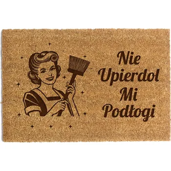 Rohožka ROHOŽKA PŘED DVEŘE 60 x 90 cm Nezašpiň Mi Podlahu Hospodyňko Kokos