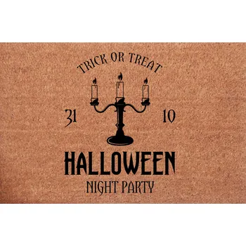 Kokosová rohožka ke dveřím Halloween Trick Or Treat Night Party